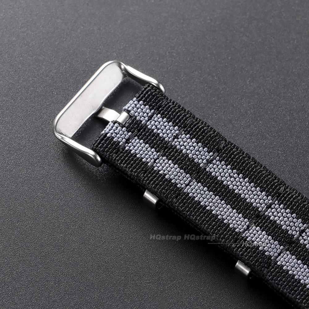 18mm 20mm 22mm Elastic Woven Watch Strap Nylon Universal Wristband Breathable Comfortable Watchband for Omega for Seiko