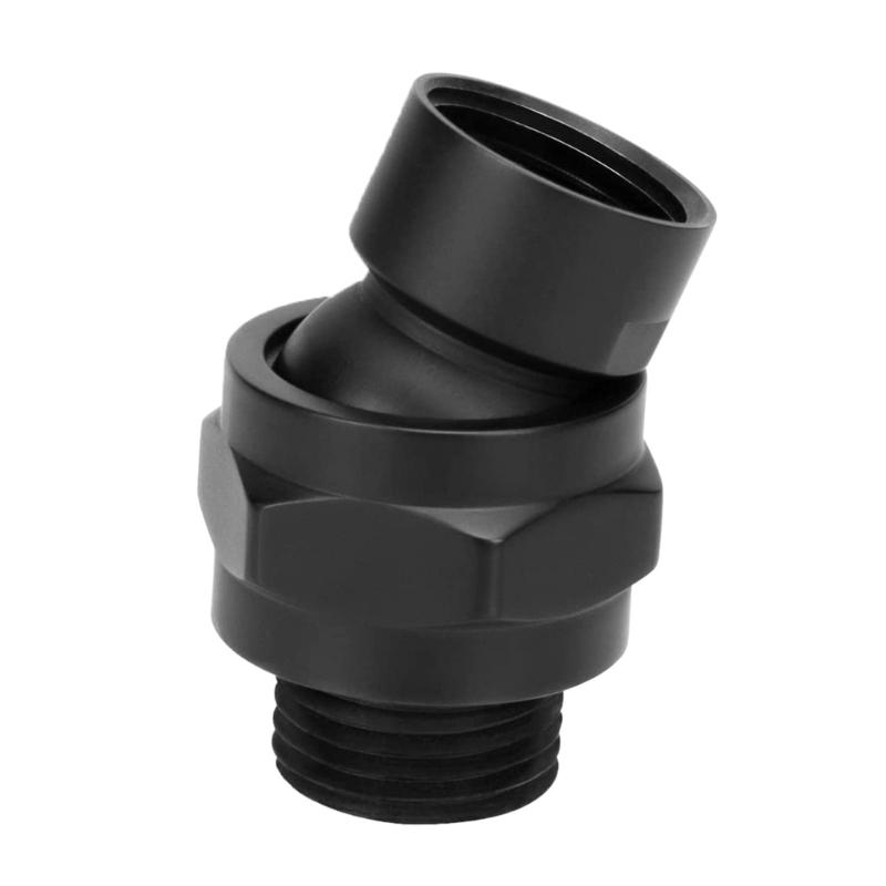 Adjustable Shower Arm Connector Brass Shower Head Swivel Ball Adapter enhances Durability & Rusts Resistance for Bathroom