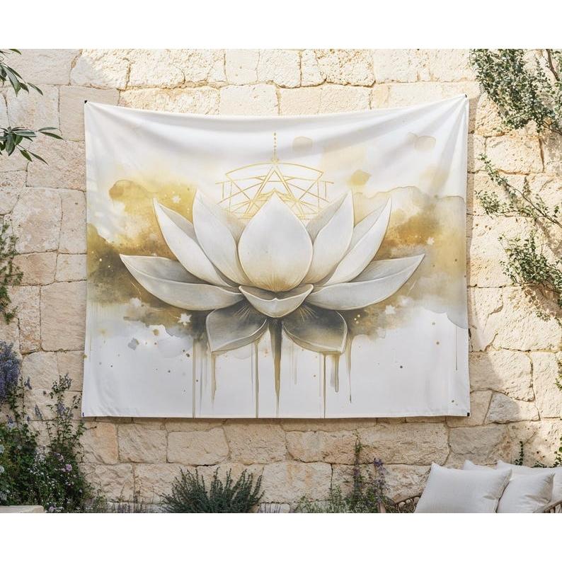 

flowers tapestry 75x100 чорний