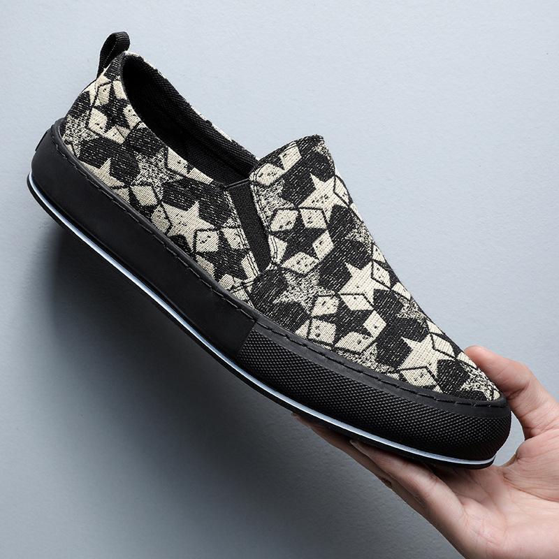 

Мужская обувь парусиновая обувь мужская тканевая обувь мужская обувь слипоны повседневная обувь тканевая обувь кеды дышащая обувь для ленивых универсальная модная обувь 44