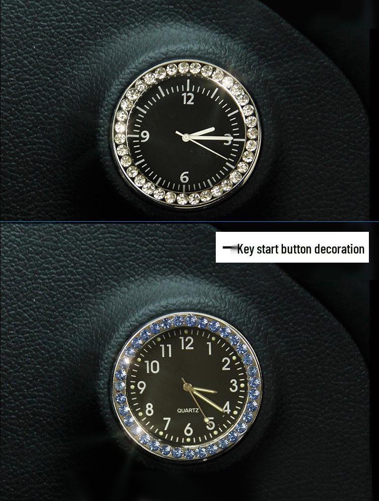Digital Car Quartz Clock - Creative Electronic Auto Accessory