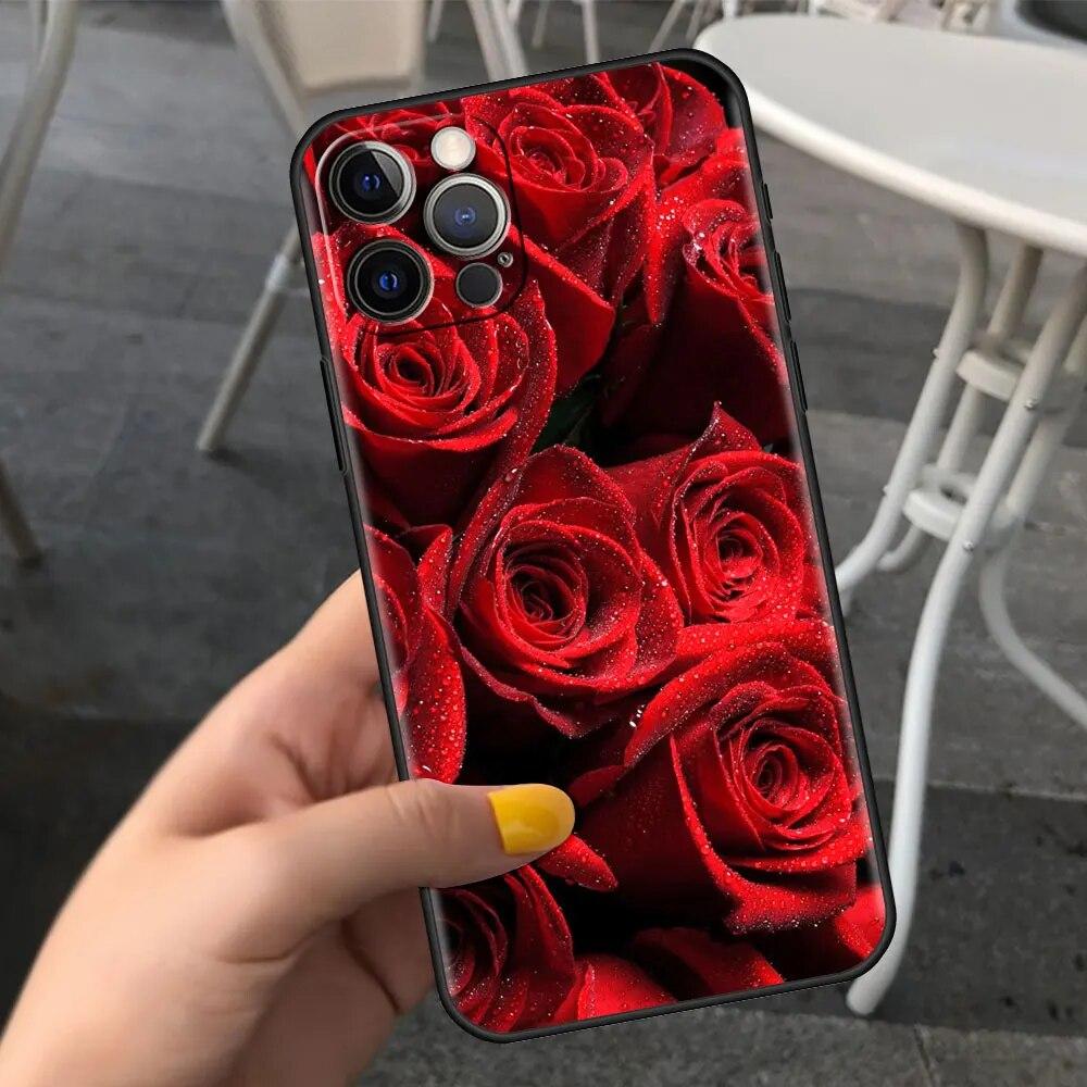 

Роскошный чехол для телефона с розами и цветами для iPhone Samsung Galaxy Redmi Xiaomi Oppo OnePlus Note SA 7 8 9 10 11 12 13 14 20 21 22 23 53 54 Pro Max Plus Ultra Samsung Galaxy A50 A50s