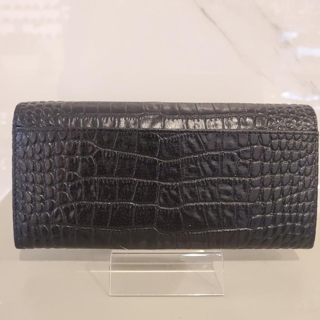 Moncross BKAW9159 Cubic Point Women's Cowhide Long Wallet