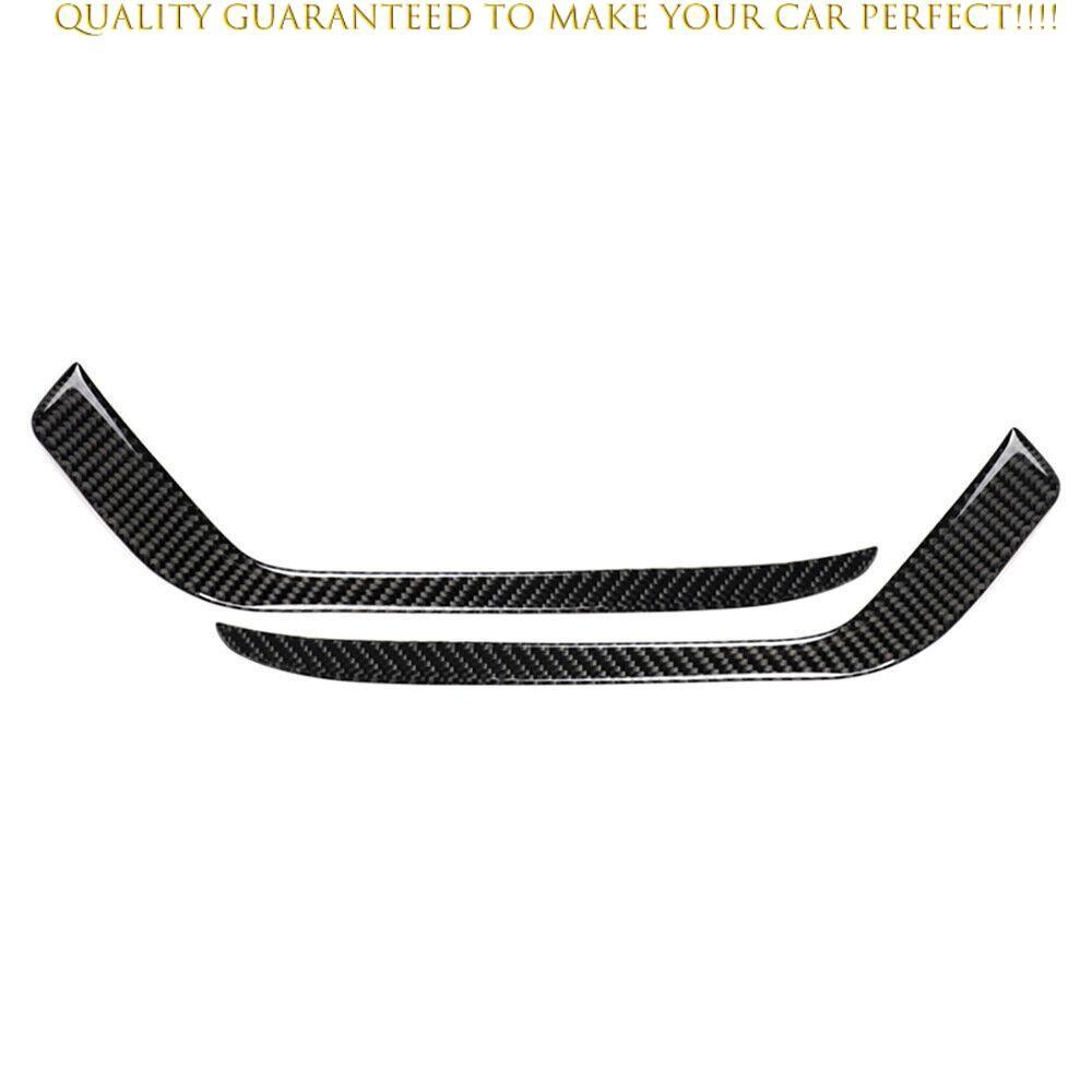 For Cadillac XT5 2017-2019 Carbon Fiber Front Fog Light Eyelid Strips Stickers