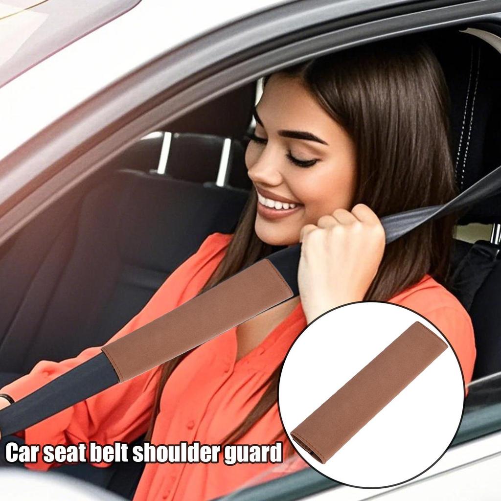 Seat Belt Shoulder Pad Soft Seat Belt Cushion Built-In Anti-Slip Silicone Strip Padded Safety Strap Cushion For Driving Travel