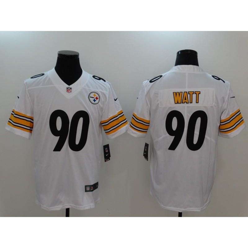 NFL Team Apparel Patriots Steelers Embroidered V-Neck Oversized Jersey Men Sports Fan Wear