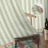 Floral Stripes Sheer Curtains For Living Room Bedroom Tulle Curtain For Kitchen Voile Curtain Blind Panels