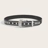 Trendy Punk Rivet Rhinestone Waist Belt With European And American Style