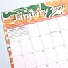 Magnetic Wall Calendar Floral Design 2026 Monthly Overview Planner Thick Paper Ample Writing Space Calendar Home Office School Kitchen Decor
