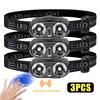Strong Light Headlamp Mini Led Night Fishing Powerful Torch Head Lamp Outdoor Waterproof Camping Portable LED Sensor Headlamps