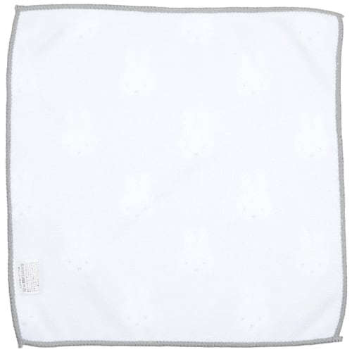 Okato DickBruna Miffy Microfiber Towels, 30x30cm, Set of 3, Miffy Face Only, Approx. 30cm X 30cm