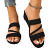 Fashion 2025 Hot Sale Ladies Shoes Buckle Strap Women's Sandals Fashion Open Toe Casual Plus Size Comfortable Wedge Sandals Slippers