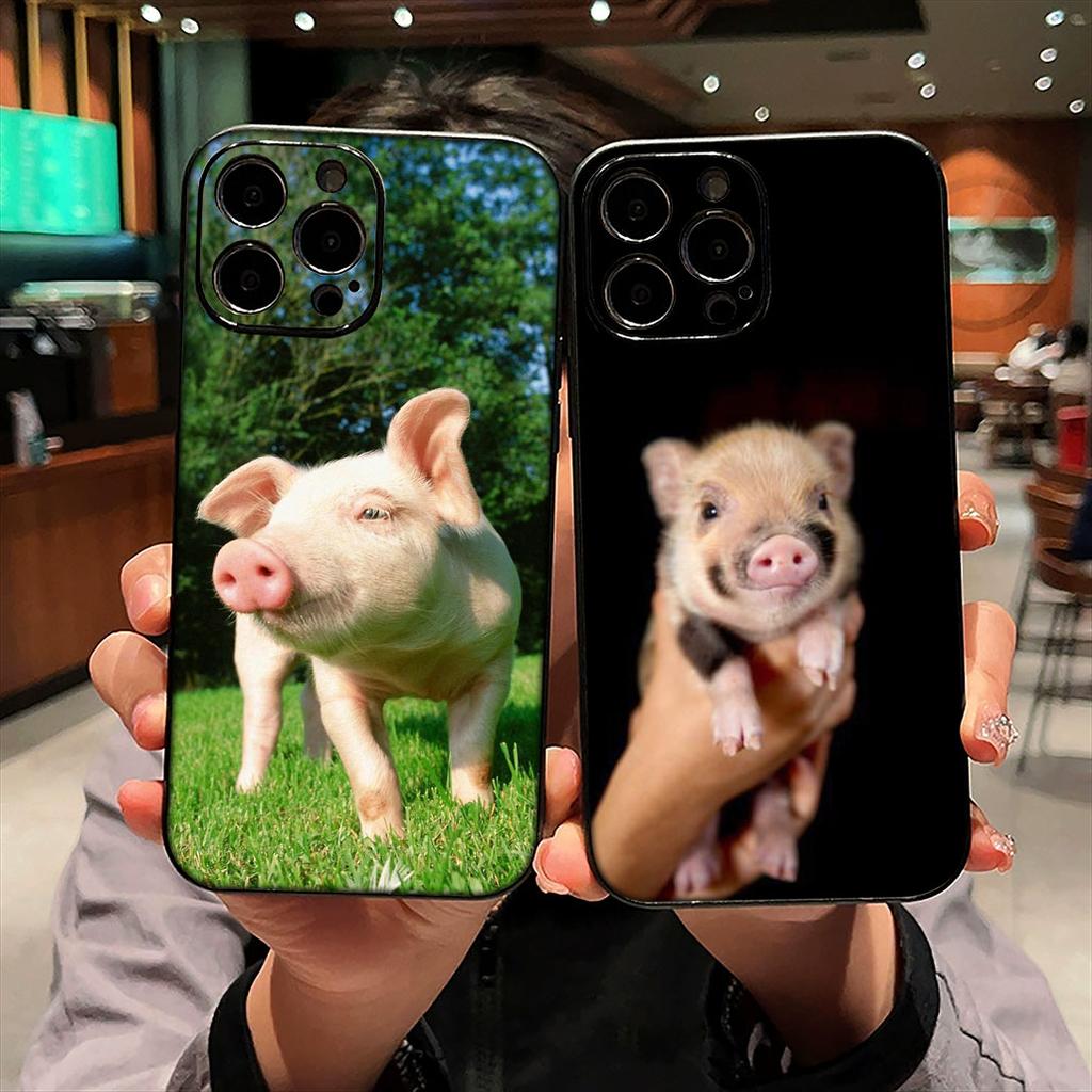 for Motorola Moto G54 G05 G24 G67 G55 G75 G9 G85 G15 G57 G86 Power Edge 50 30 Ultra Fusion neo Pro Case Anime Cute Pig Funny