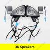 3/12/64 Colour Car LED Ambient Light For Mercedes-Benz C GLC Class Coupe W205 C43 C63 X253 LED Air Vent Speaker Decorative Lamp FS1