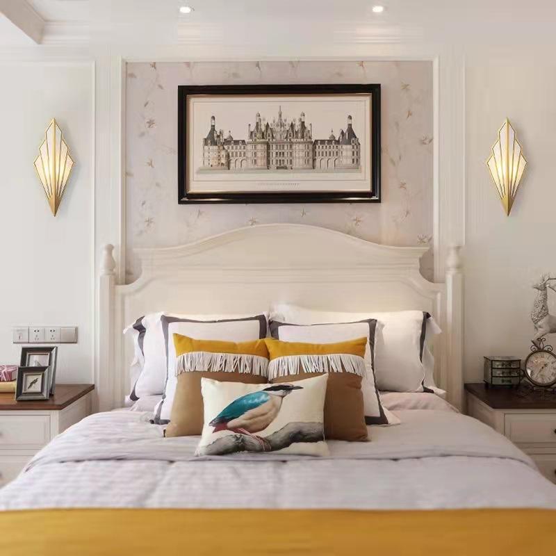 Nordic Industrial Fan Wall Lamps Sconce Vintage Led Golden Wall Lights for Bedroom Corridor Loft Decor Light Fixtures Luminaire