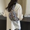 Ethnic Style Plaid Women's Chest Bag Lightweight Summer Travel Crossbody Purse