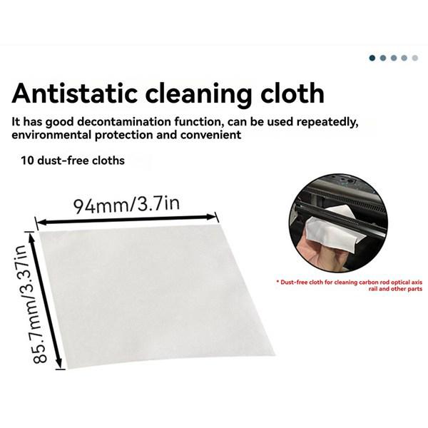 3D Printer Cleaning Kit: Metal Vacuum Accessory Set - Color: As Shown