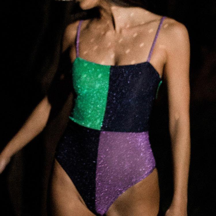 New One-piece Sexy Slim Swimsuit Women's Swimsuit