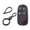 Car Remote Key Protector Cover For Dodge Charger Hellcat Journey for Jeep Cherokee Compass Grand Cherokee Renegade Chrysler 300c