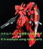 RG 1/144 MSN-04 Sazabi Custom Metal Vernier Full Set Deluxe Edition [Parallel Import]