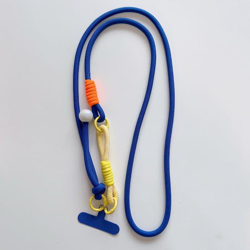 1Pcs Multi-Functional Adjustable Fancy Lanyard Simple Two-In-One Mobile Phone Lanyard Crossbody Strap Diy Wrist Short Rope
