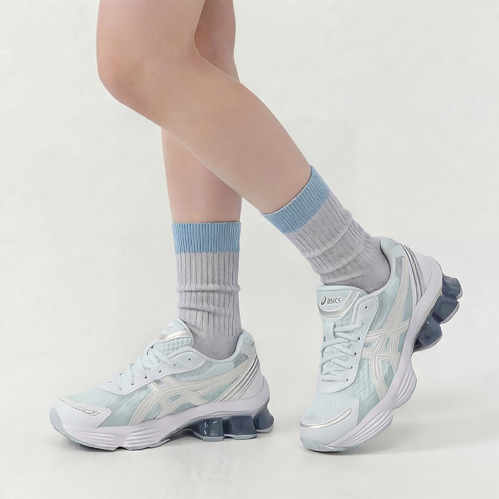 Asics Gel-Kinetic Fluent Comfortable Fit Shock Absorption Rebound Running Shoes Unisex sneaker Light-Blue 1203A892-400