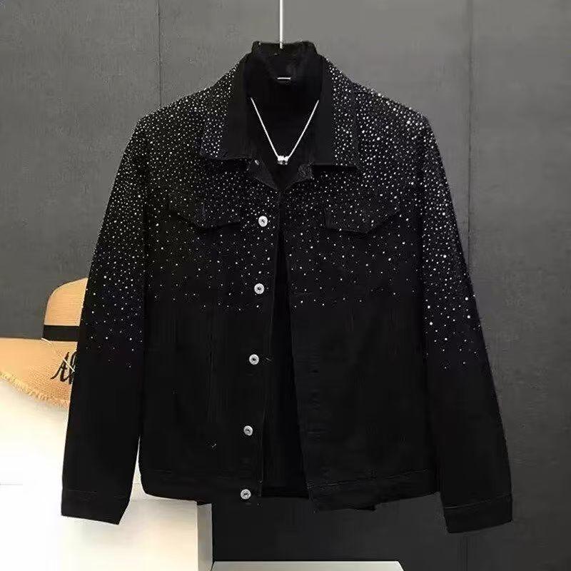 Men's 2025 Autumn Retro Cropped Jacket - High-End, Clean Fit, Streetwear Style