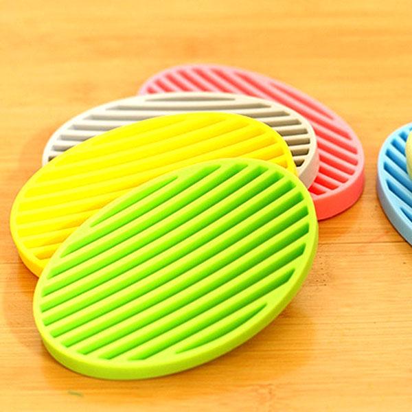 Silikonová krabička na mýdlo Koupelnová krabička na módní mýdlo Držák na mýdlo Odtok Roztomilá krabička na mýdlo