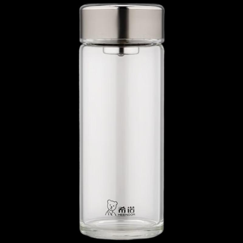 Heenoor 400ml Single Layer Borosilicate Glass Cup