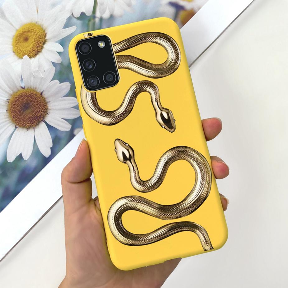 For Samsung Galaxy A51 A71 Case A515F A715F Cute Fashion Cartoon Painted Phone Case For Samsung A51 A 31 41 71 Soft Cover Bumper