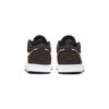 Jordan Air Jordan 1 Abrasion Resistant Abrasion Resistant Low top Vintage Basketball Shoes Unisex Black Brown 553558-165(Team701-F)
