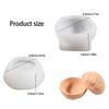 Nut Shape Silicone Candle Cup Molds With Lid For Making Candle Soap Storage Box Concrete Flowerpot And Resin Casting
