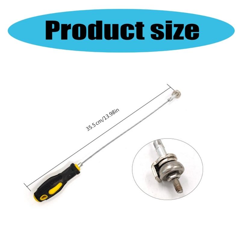 Anti Scald Magnetic Oil Drain Plugs Remover Tool Flexible Shaft Oil Drain Plugs Removal for Efficient Vehicle Maintenanc