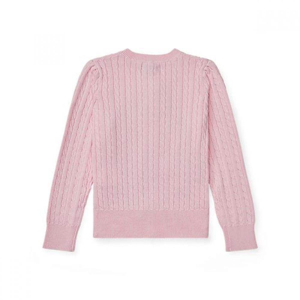 Polo Kids Girl Mini Cable Cotton Cardigan 2 6 Cwposwer6820038650