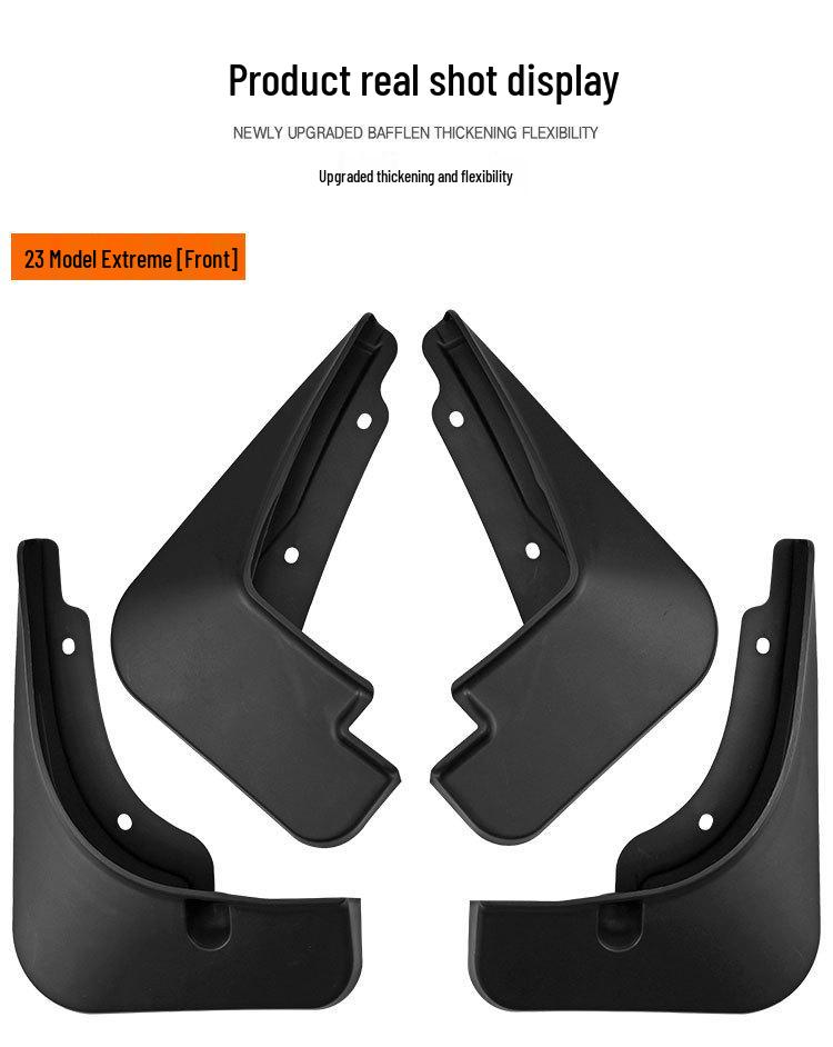 Kia Niro HEV 2023-2024 Mud Flaps: Cross-Border Tire Guards