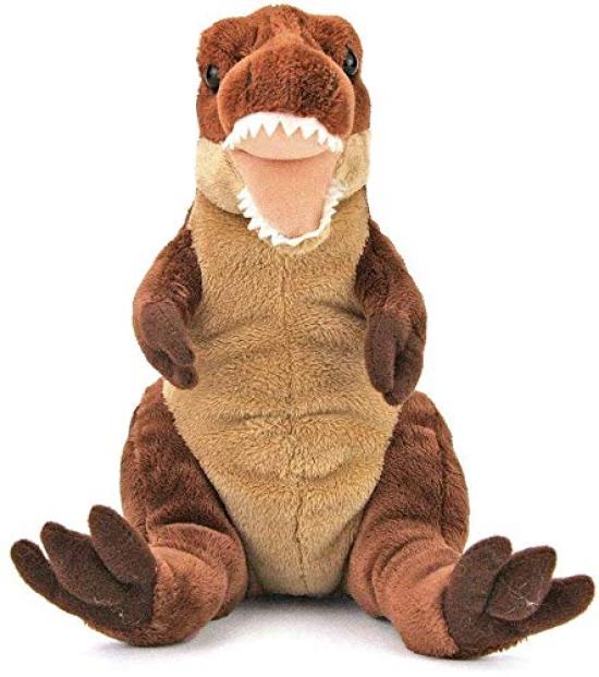 Carolata Tyrannosaurus Plush Toy (Small SizeSitting Series) Soft to the Touch, Realistic (Dinosaur Plush Toy) Doll MascotBirthday Gift Present