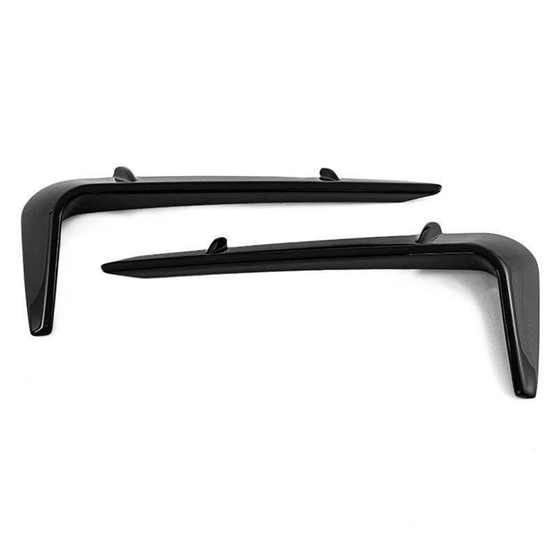 Fog Light Spoiler Strip Sticker Front Bumper Splitter Eyebrow Lip Diffuser For Land Rover Defender - Body Kit