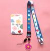 Fashion Flower Women Card Protector Cover Case Card Holder Neck Strap with Lanyard Badge Holder Work ID Card Bus ID Card Holder