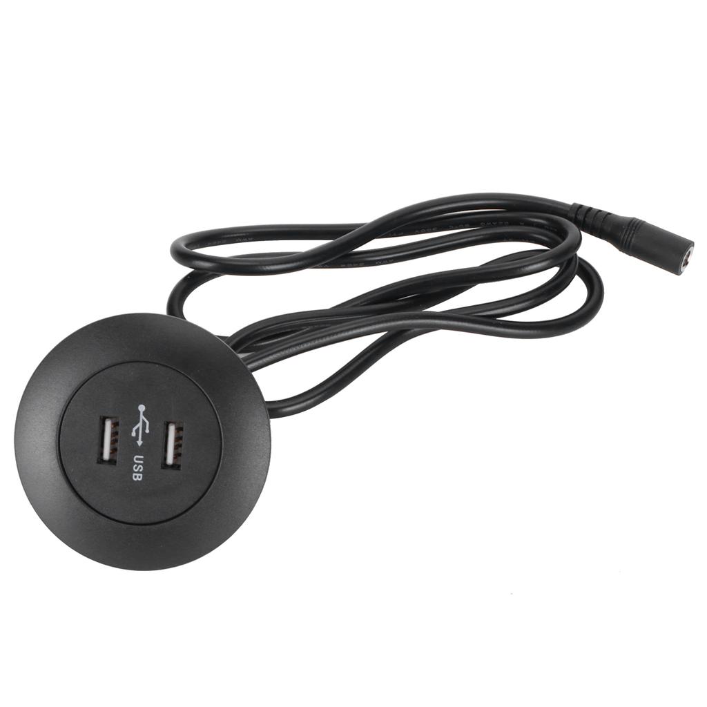 Dual USB2.0 Charging Socket Phone Charger for Electric Recliner Sofa Home Furniutre PartsBlack US