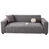 Neue Fleece Sofahut Sofa Schutzhülle Einfaches Wellenmuster Rundumschutz Staubdicht und Verschleißfest Heimdekoration Vielseitig