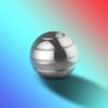 Benutzerdefinierte Aluminiumlegierung Glücks-Rotationskreisel für Erwachsene Stressabbau Spielzeug Schreibtisch Optische Täuschung Fließender Fidget Spinner Spielzeug