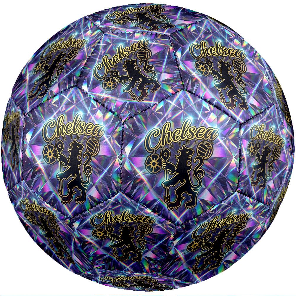 Chelsea FC Theme soccer ball Size 5 Soccer Ball Soft Touch Professional Training Football for Outdoor Sports