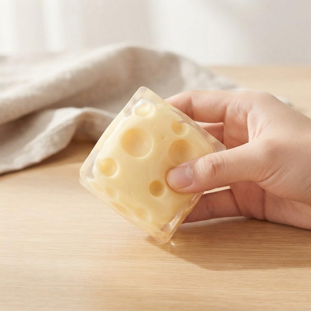 Non-Rebound Cheese Fidget Toy Non-Bounce Cheese Squeeze Ball Cheese Squishy Toy Party Gifts
