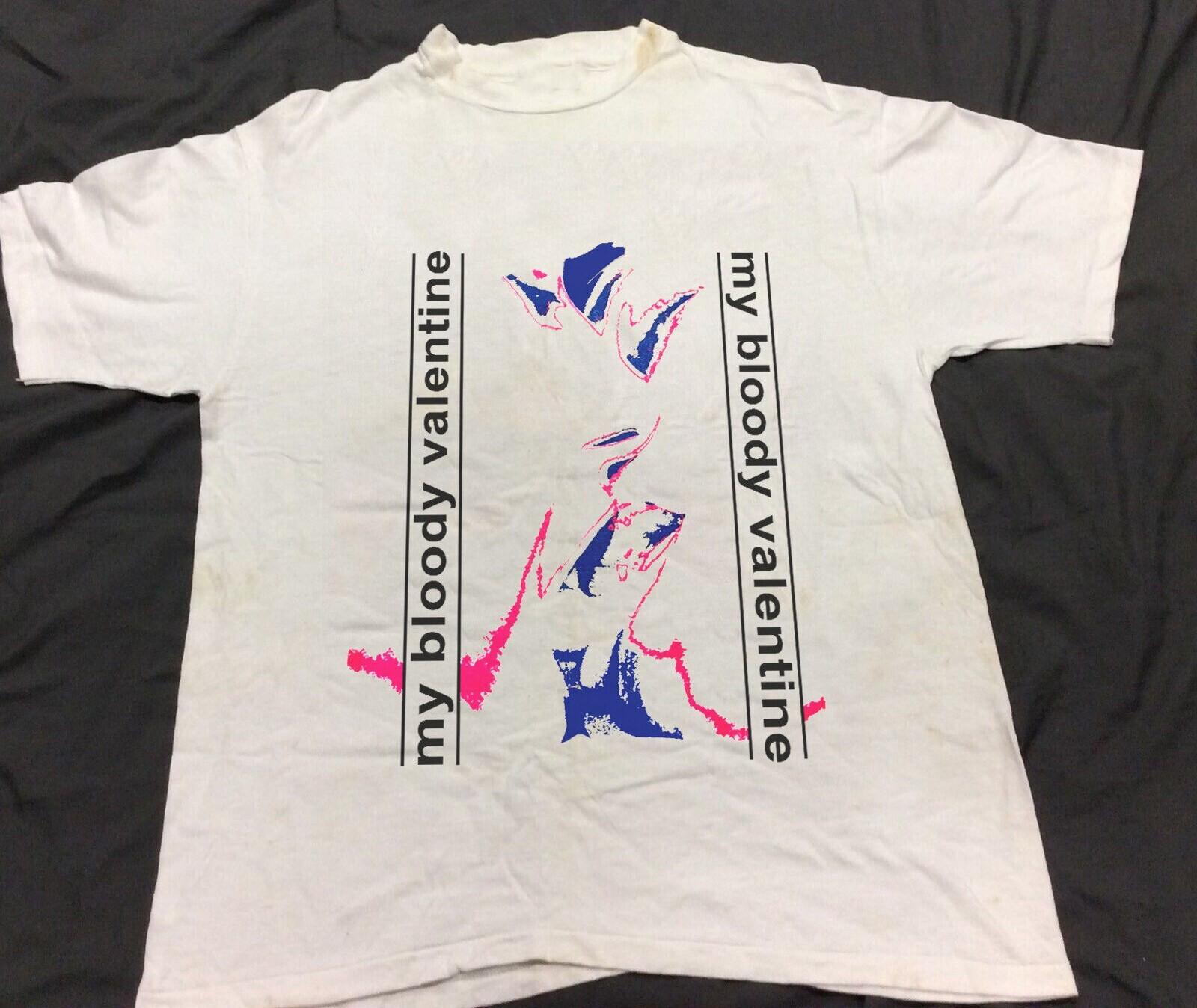 New MY BLOODY VALENTINE Vintage Music All size White Shirt C127 M