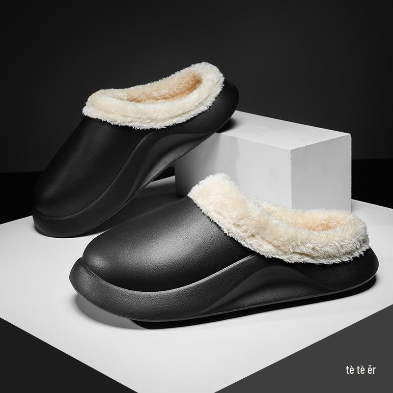 Herren Winter Baumwollpantoffeln 2025 - Große Größe, Plus Samt Slipper