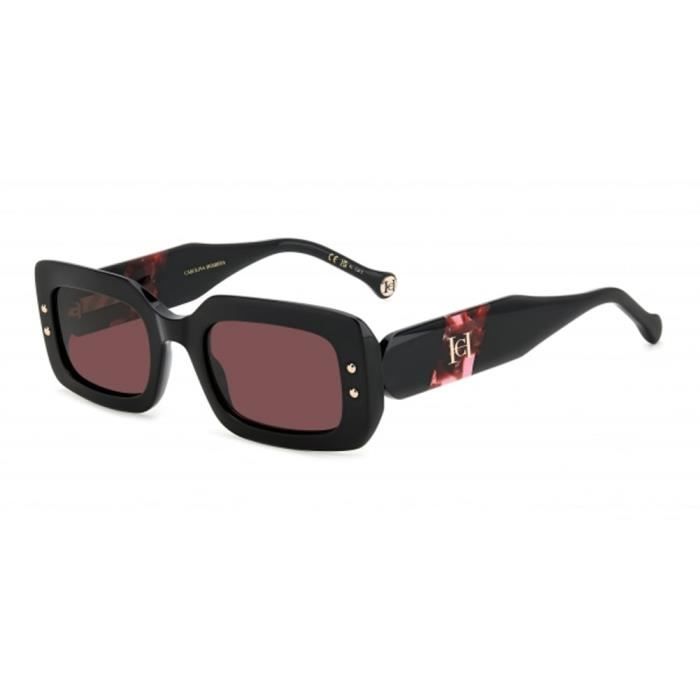 Lunettes De Soleil - CAROLINA HERRERA - HER 0187/S - Noir - Bourgogne - Oversize
