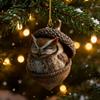 Forest Christmas Decorations Nature-inspired Holiday Ornaments 2d Forest Acorn Ornaments Woodland Creature Christmas for Home