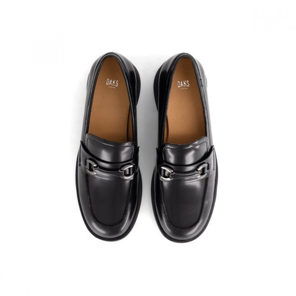 Daks Women S Chunky Loafer Buckle Decoration Semi dreSS 5cm drS627ka10  Black 