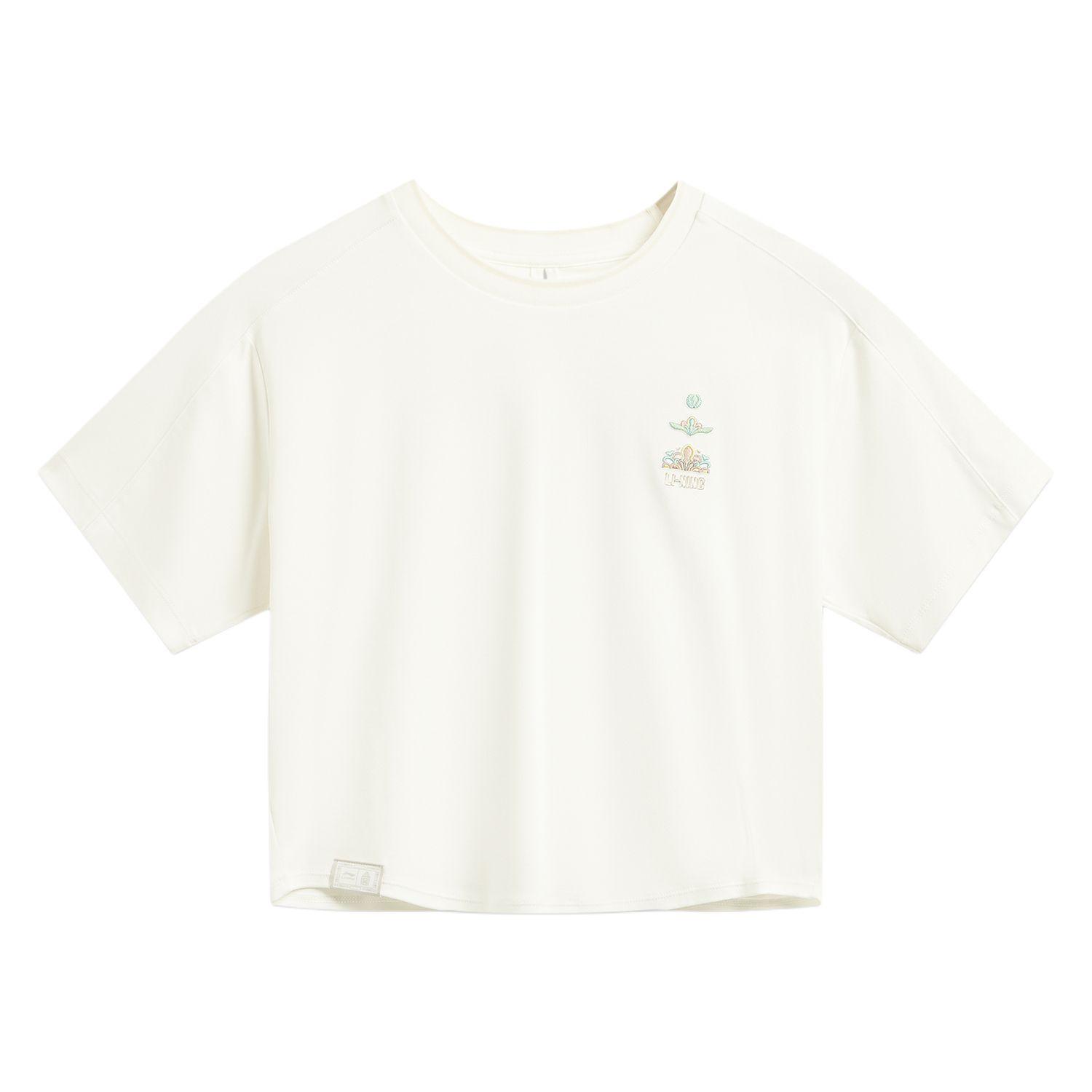 Li-Ning Soft Minimalist Versatile Short Sleeve T-Shirt Women tops AHSW340-5 S