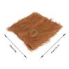 Dog Lion Mane Light Brown Pet Headgear Costume Wig Decoration Tool For Dog Performing Cosplay